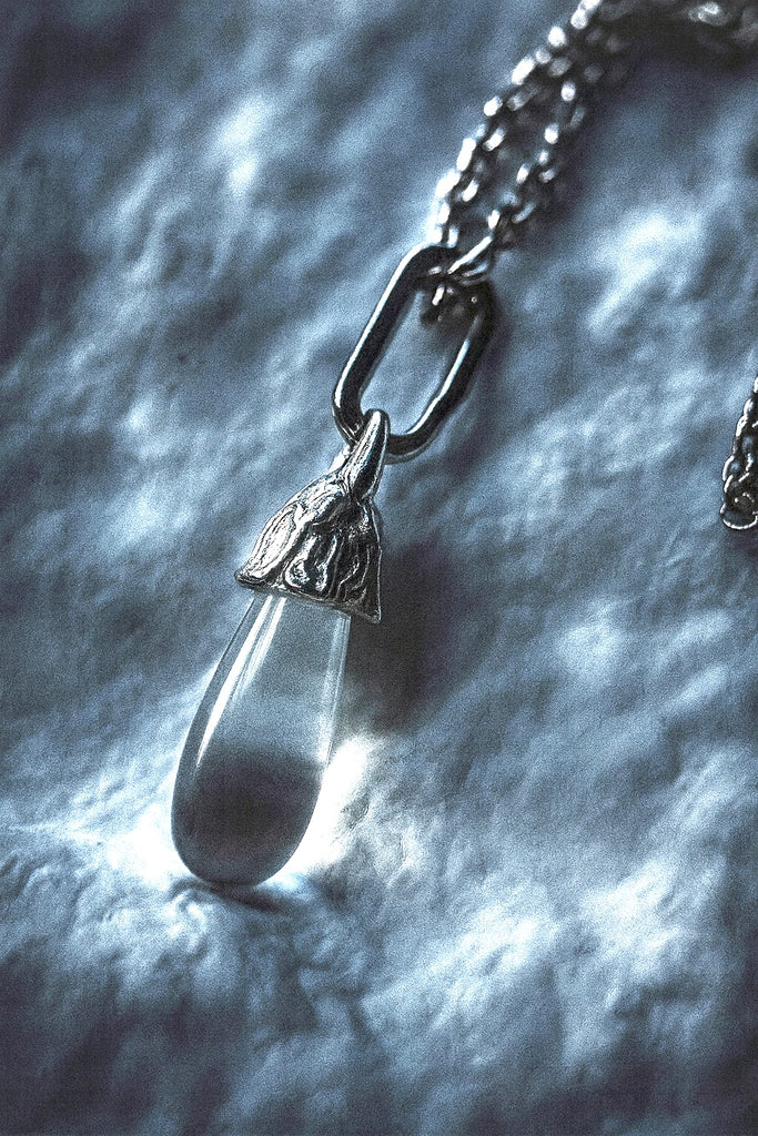 White Crystal Pendulum Pendant