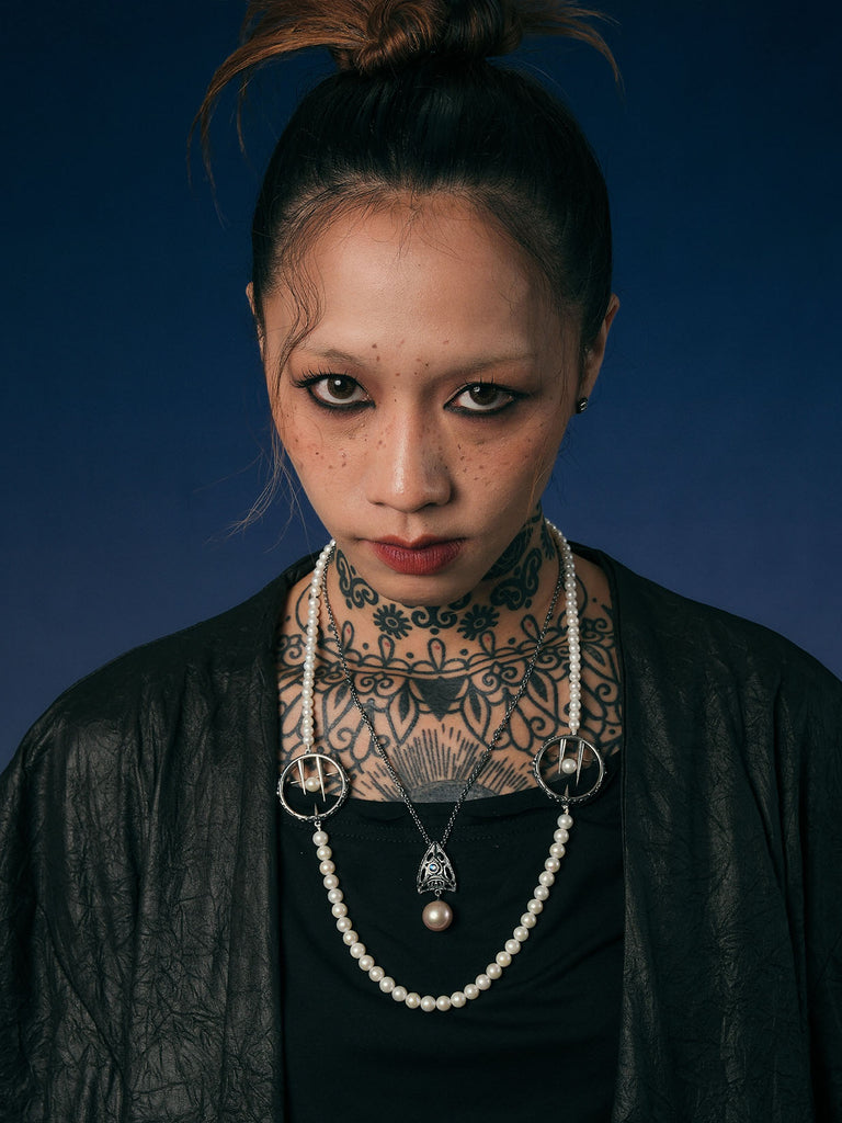 Double Trap Necklace/Brooch
