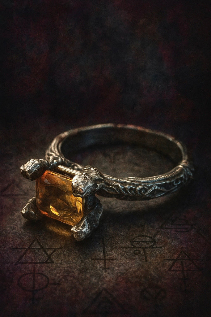 Ritual Step cut Citrine ring