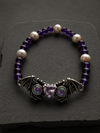 Wing heart beads bracelet