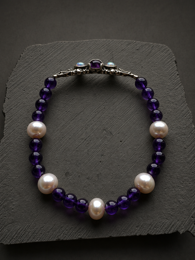 Wing heart beads bracelet