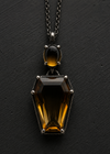 Hellfire coffin citrine pendant