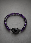 Amethyst Beads Luna bracelet