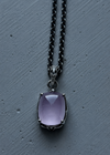 Pink Quartz with Mother Pearl Candy Tower Pendant