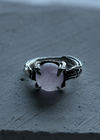925 silver Kunzite claw ring
