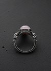 Pink Quartz with Mother Pearl Gigger Ring