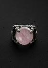 Nightmare moth kunzite/Crystal ring