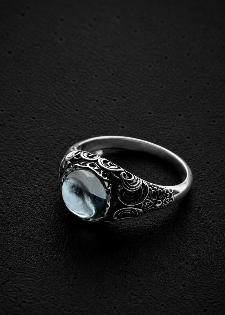Ocean Blue Topaz ring