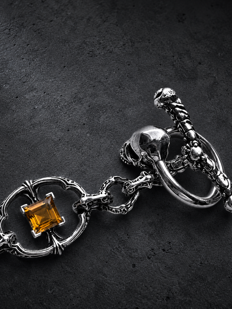 Citrine garden necklace