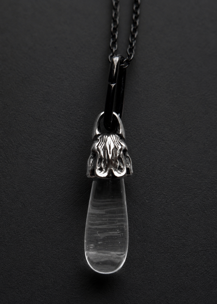 White Crystal Pendulum Pendant