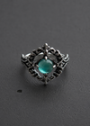 Fluorite Luna Ring