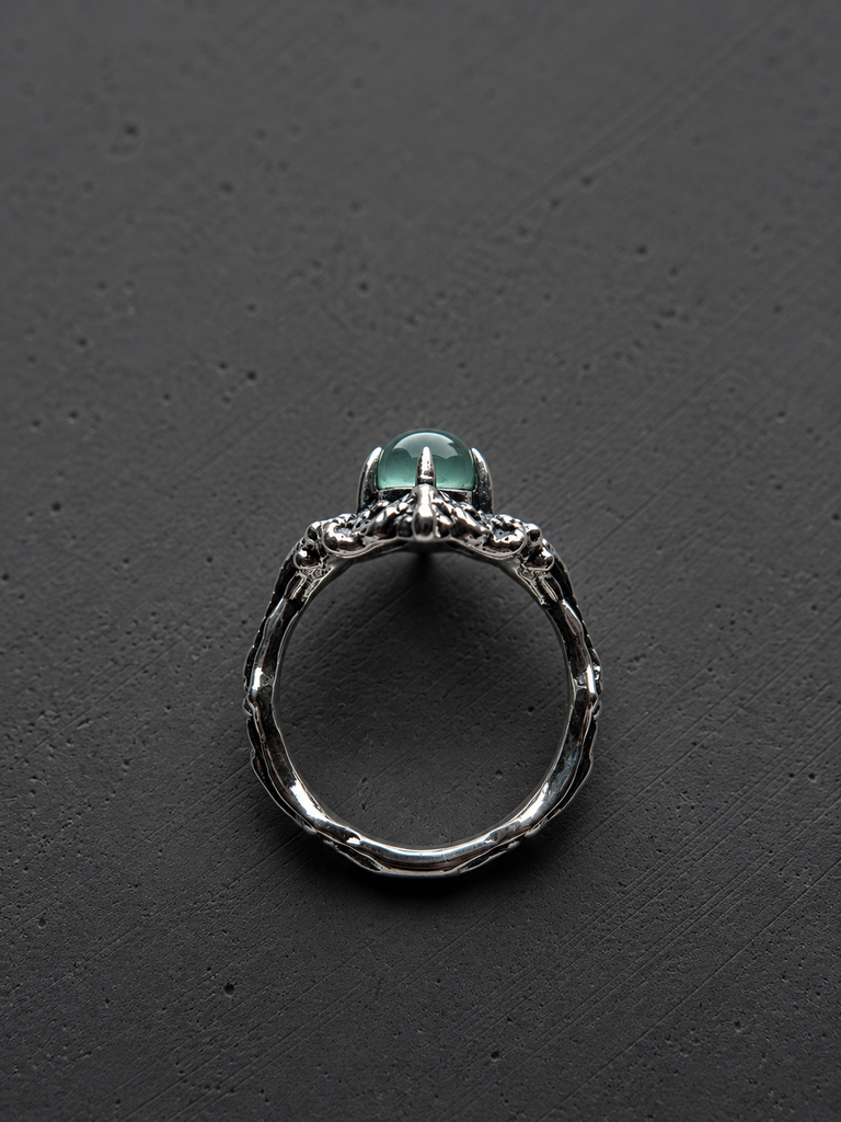 Fluorite Luna Ring
