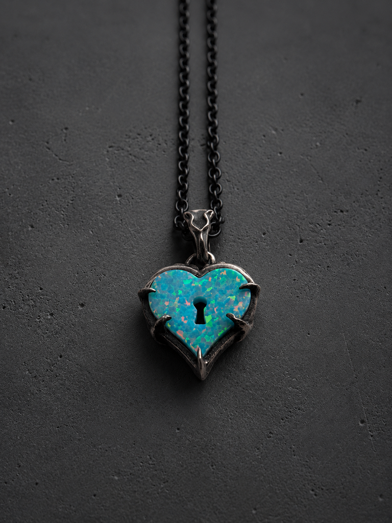 Dreamweaver Heart Shaped Opal Pendant
