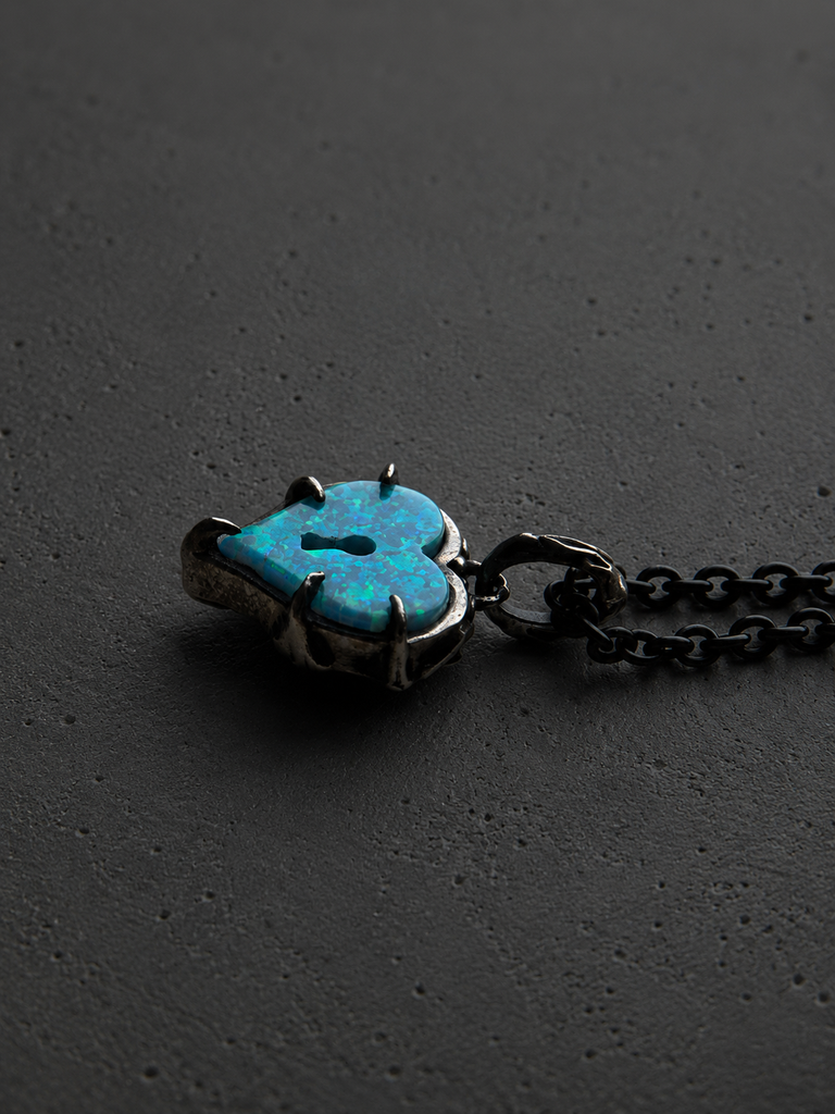 Dreamweaver Heart Shaped Opal Pendant