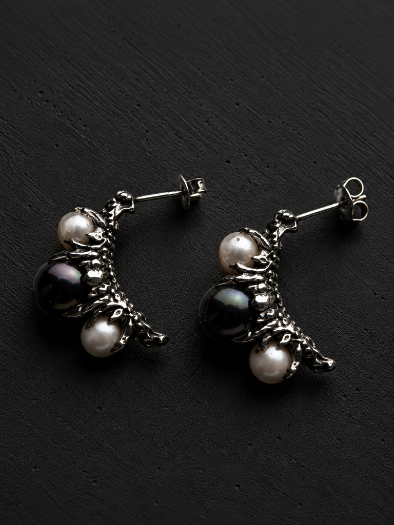 Death moth Cocoon earring