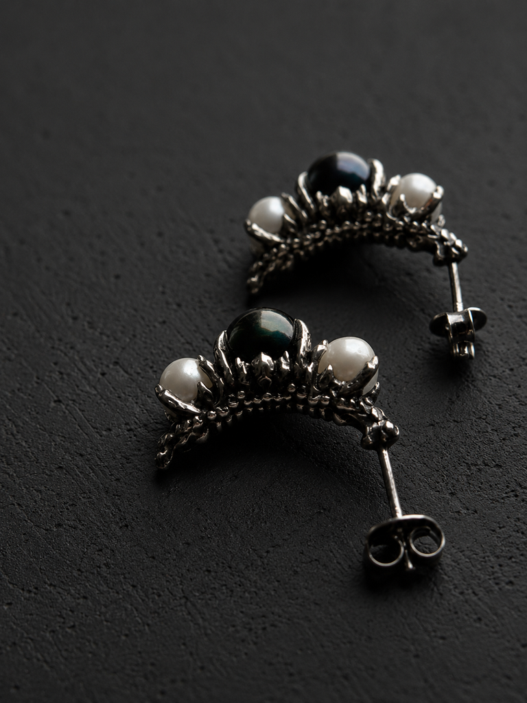 Death moth Cocoon earring