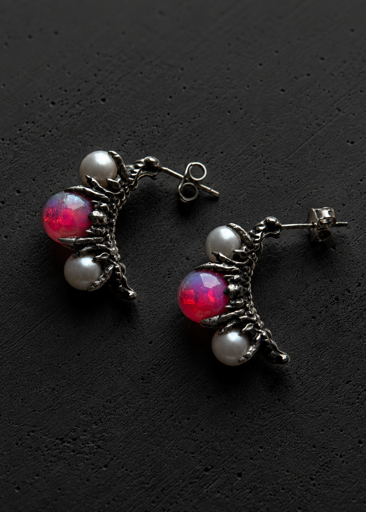 Death moth Cocoon earring