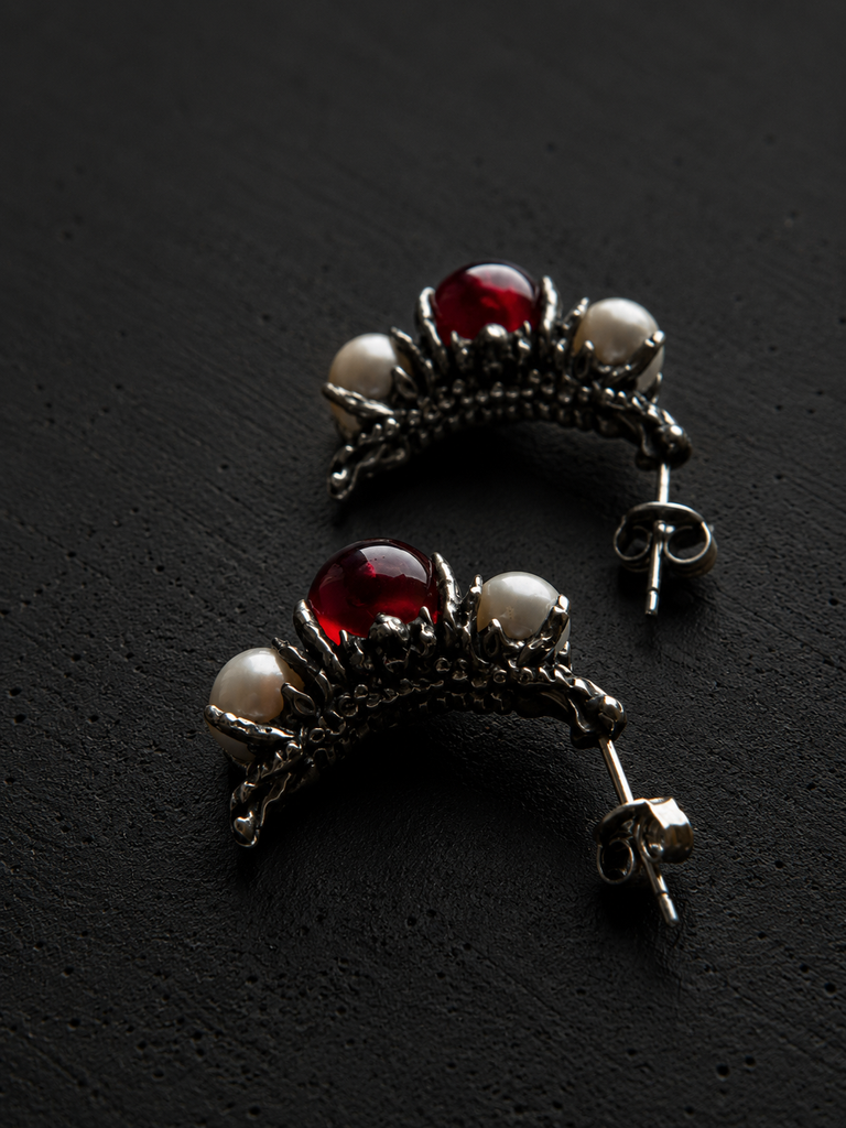 Death moth Cocoon earring