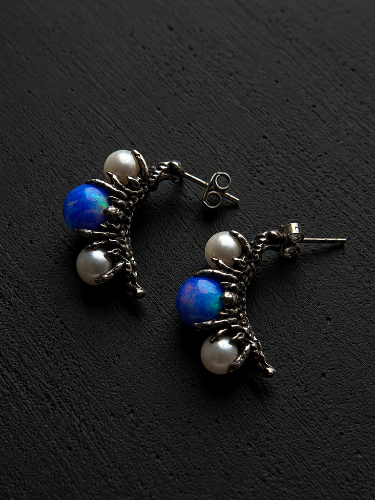 Death moth Cocoon earring