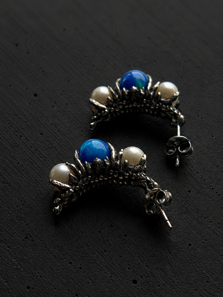 Death moth Cocoon earring