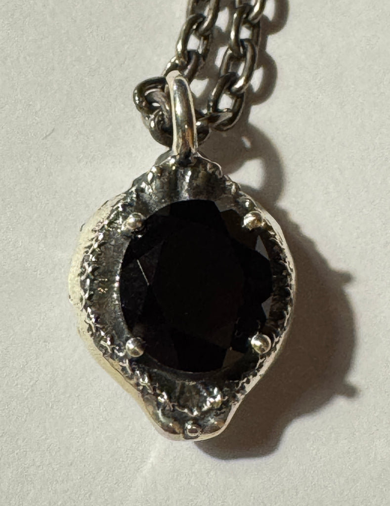 Evil eye oval pendant