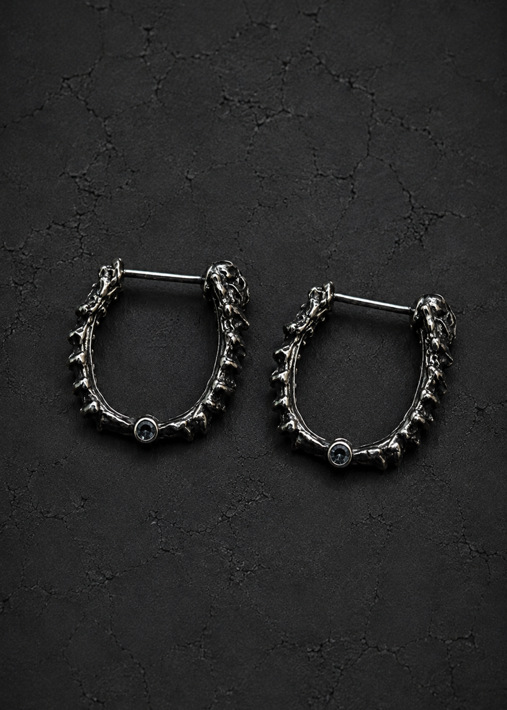 Torture wheel earrings