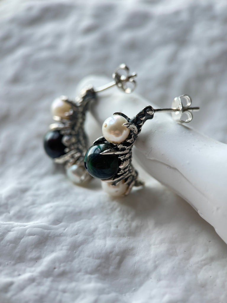 Death moth Cocoon earring