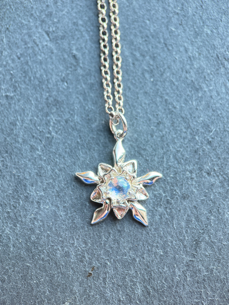 Moonstone flower Pendant