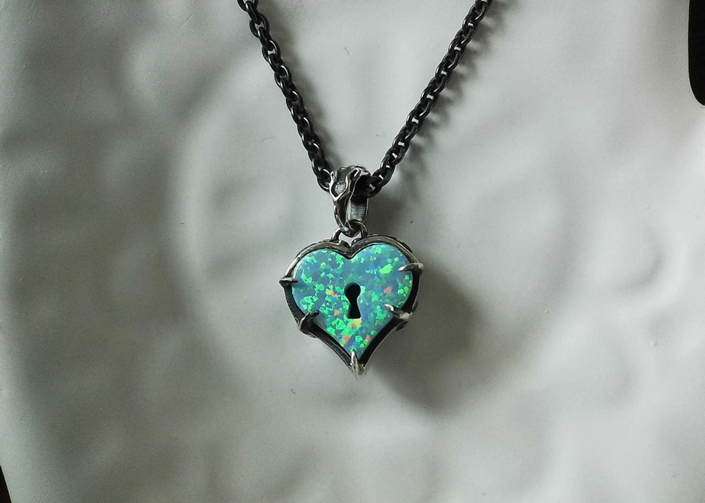 Dreamweaver Heart Shaped Opal Pendant