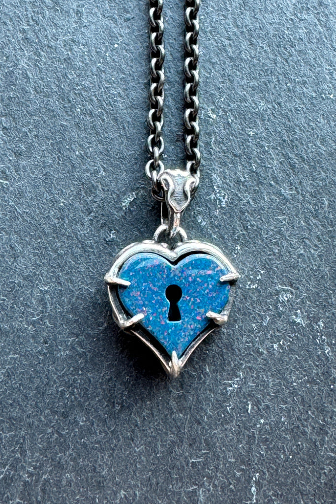 Dreamweaver Heart Shaped Opal Pendant