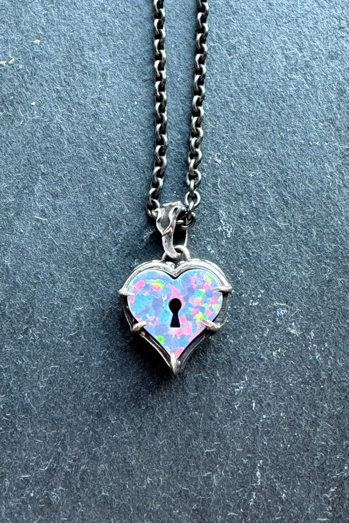 Dreamweaver Heart Shaped Opal Pendant