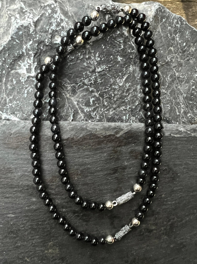 Onyx Beads Necklace/Bracelet